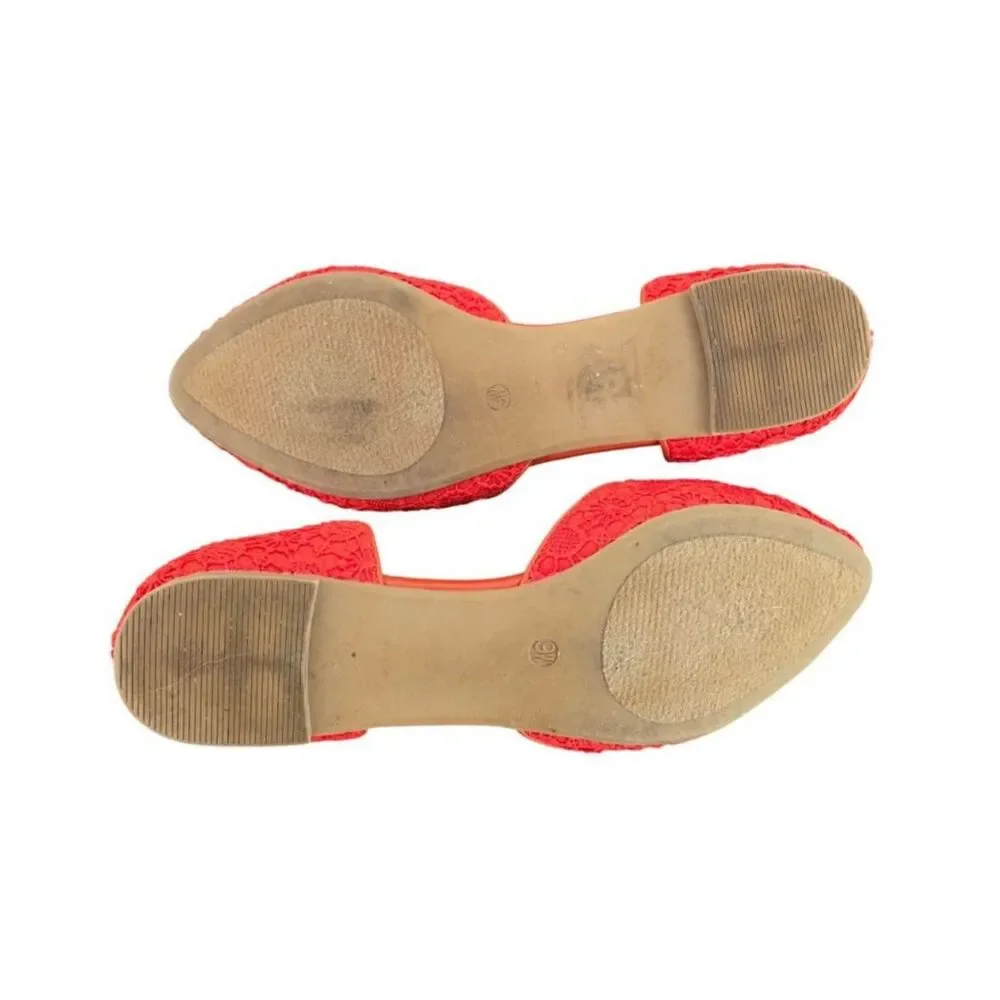 C'est Slides 43991425 Women 9 Wide Orange